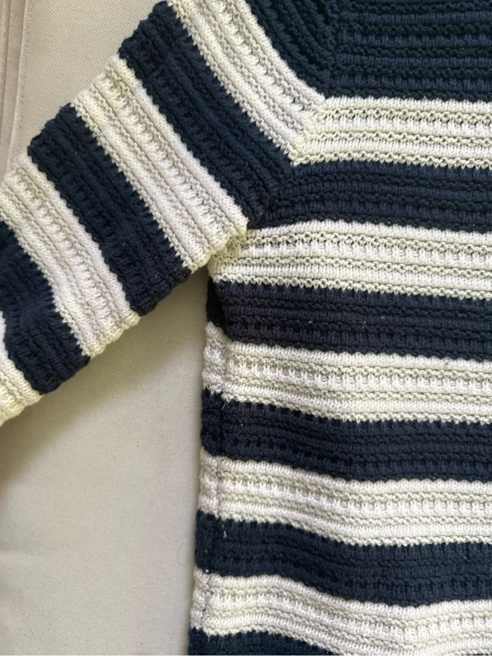 LOFT Striped Crewneck Sweater